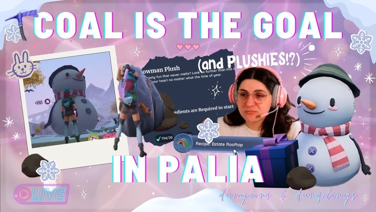 Coal is the Goal (and PLUSHIES?!) in Palia [Let's Play Palia]