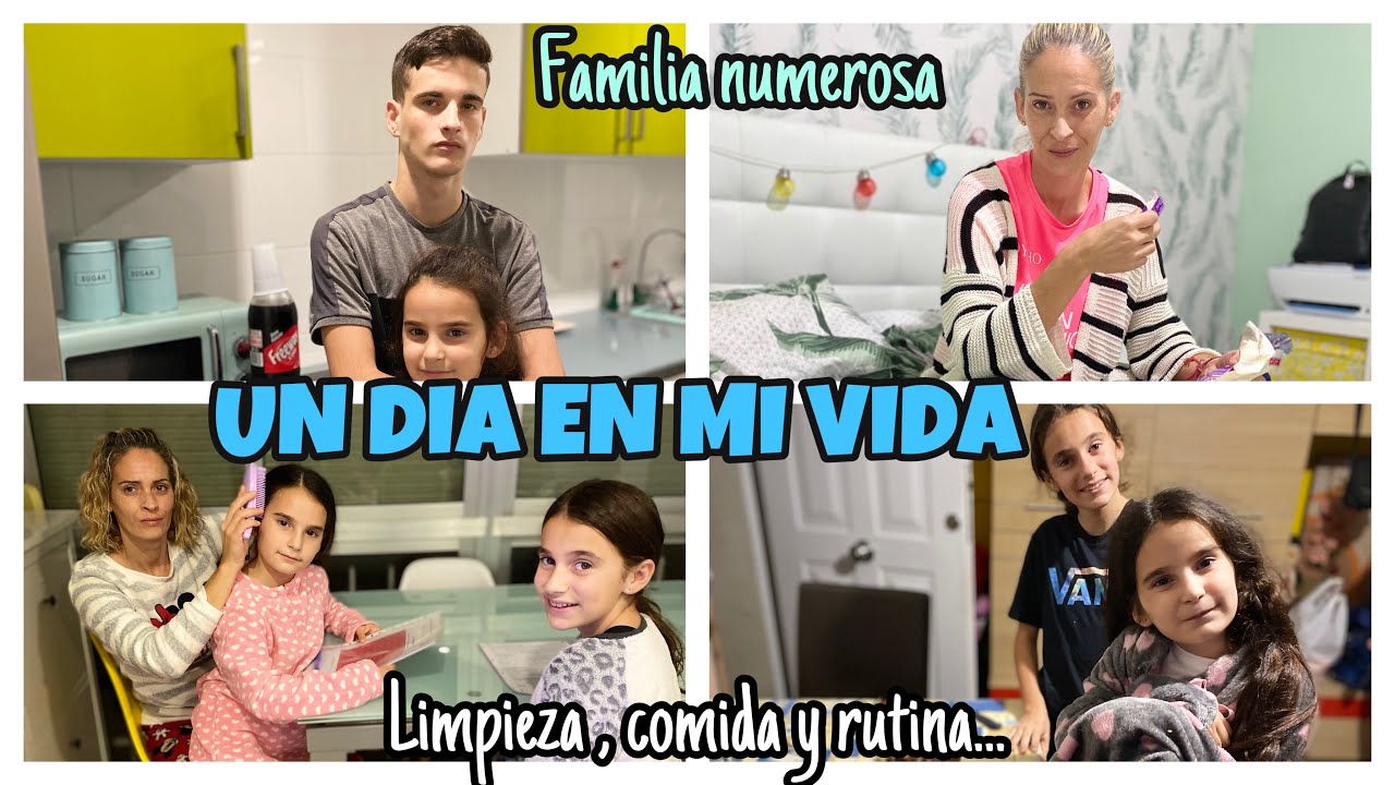 UN DIA EN MI VIDA!!! RUTINA DE LIMPIEZA, COMIDA Y ACTIVIDADES DE MI FAMILIA NUMEROSA!!!