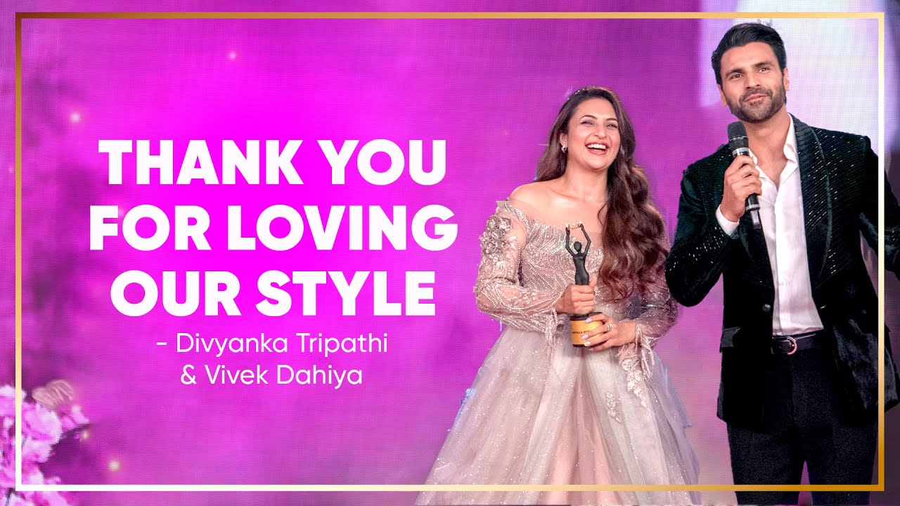 Divyanka Tripathi and Vivek Dahiya bag the Enigmatic Power Couple - TV at Pinkvilla Style Icons 2