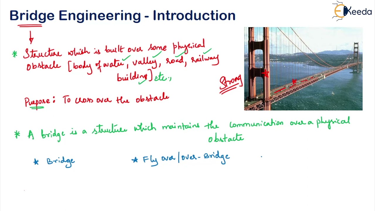 Bridge Engineering - Introduction and Importance - Bridge Engineering- Transportation Engineering 2