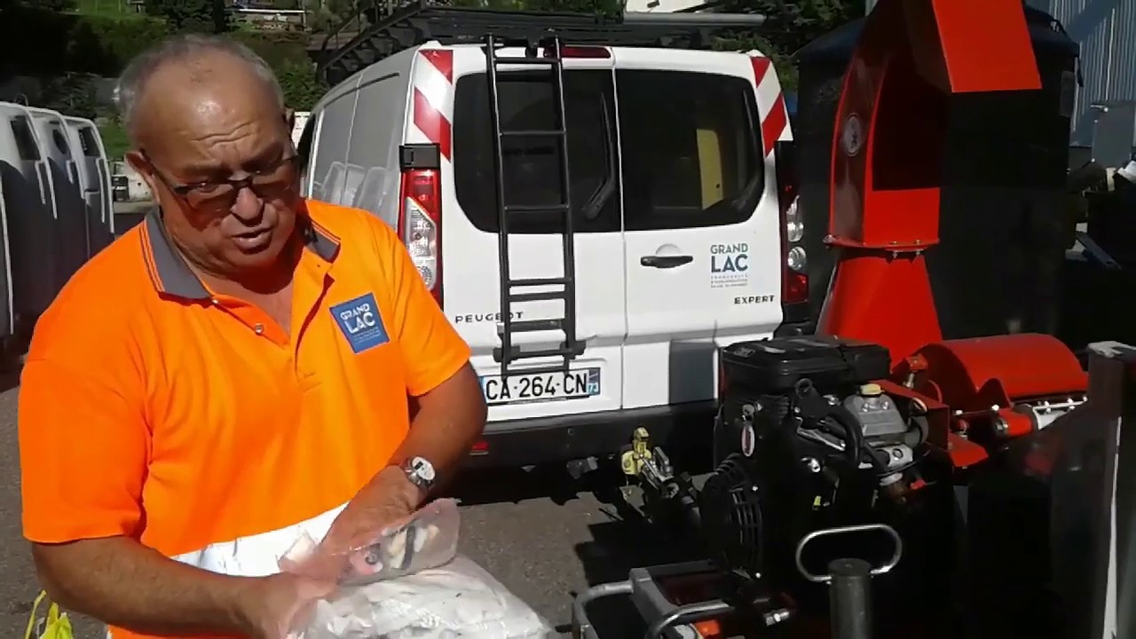 Consignes d'utilisation d'un broyeur
