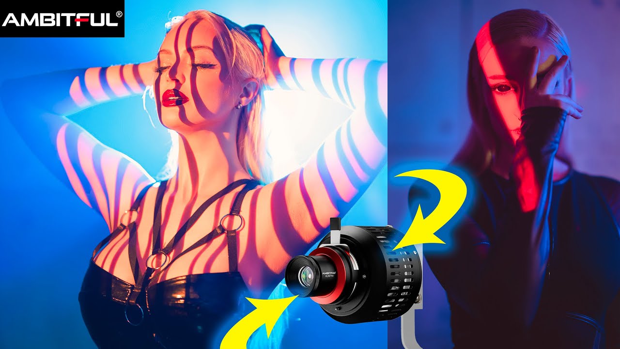 How To Shape Dramatic Light W/ A Snoot - AMBITFUL AL-18 Pro