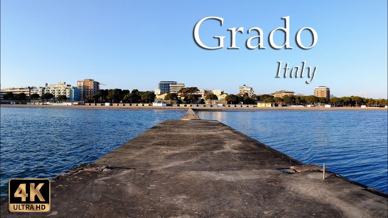 Grado in winter - a  quiet late afternoon at the seaside