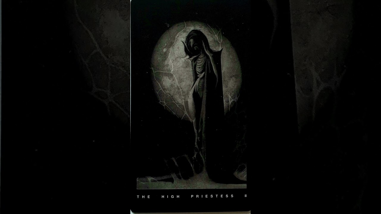 The High Priestess (Black Tarot): Trust What You Know in the Dark