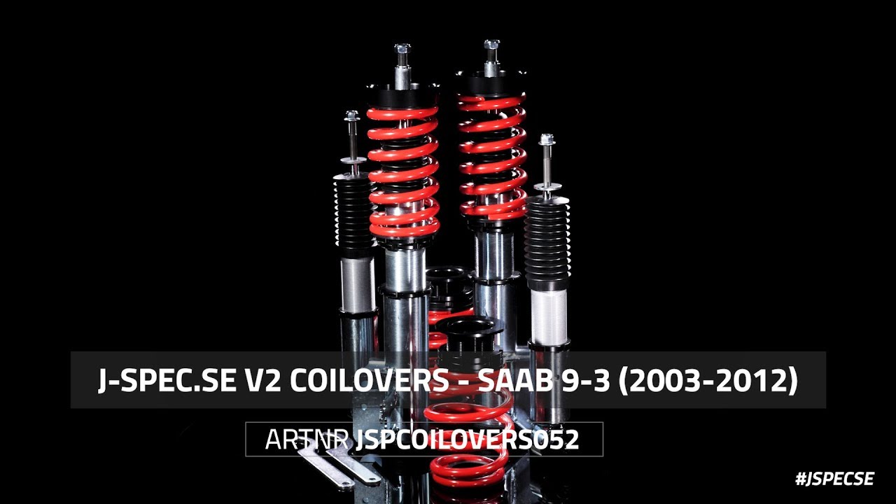 JSPCOILOVERS052 - J-Spec.se V2 Coilovers - Saab 9-3 (2003-2012)