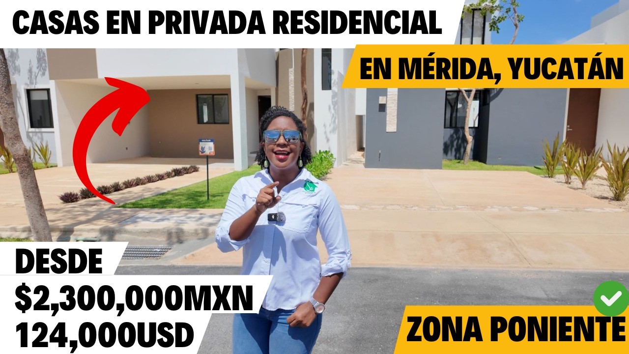 Casas NUEVAS al Poniente de Mérida Yucatán con Amenidades y Excelente Ubicación #casasenmerida