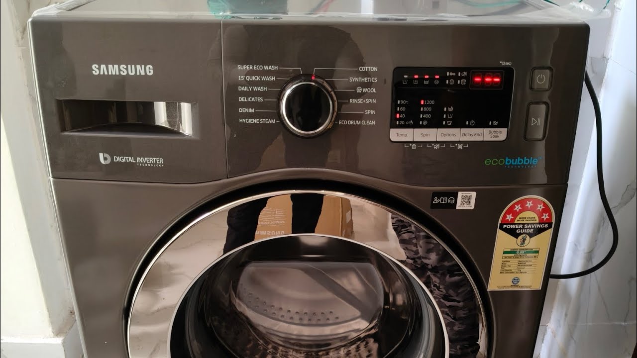 WW 70 FULL DEMO VIDEO SAMSUNG  FRONT LOAD WASHING MACHINE 