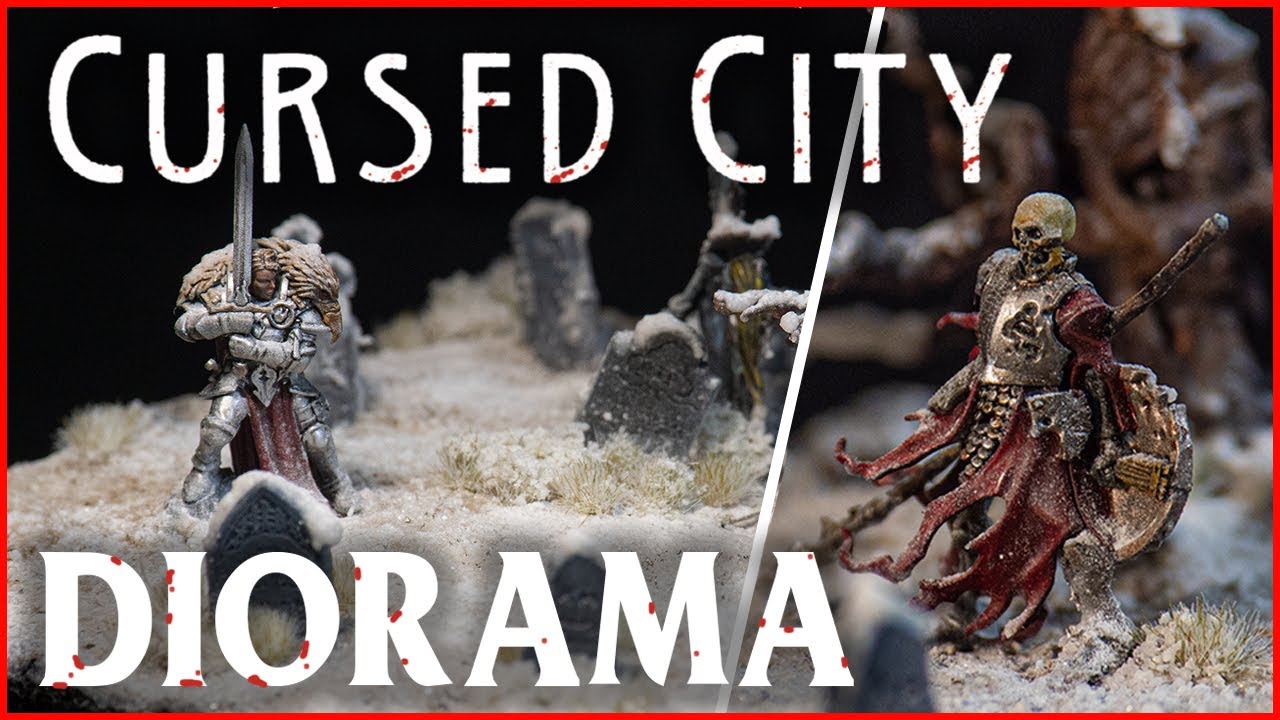 Как сделать фэнтезийную диораму (Диорама Warhammer Cursed City)