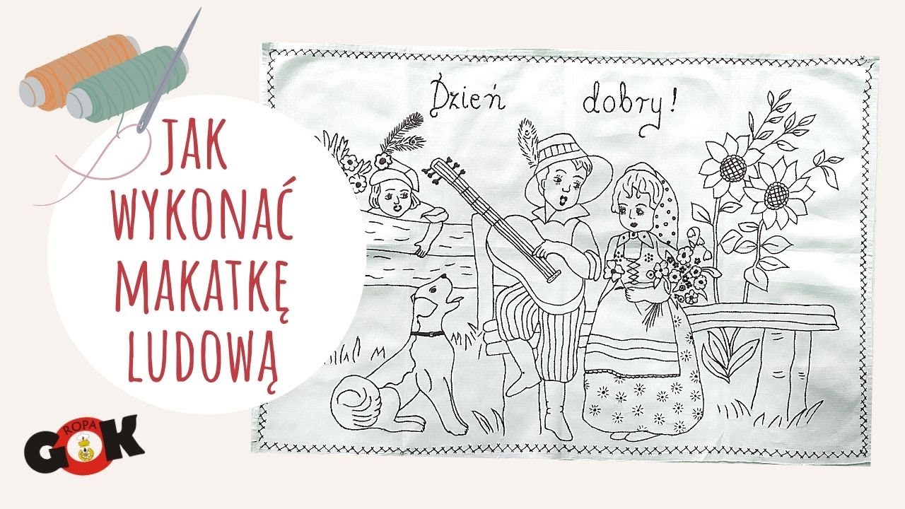 Jak wykonać makatkę ludową