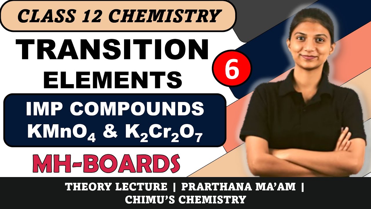 IMPORTANT COMPOUNDS | KMnO4 potassium permanganate | K2Cr2O7 potassium dichromate | MHTCET