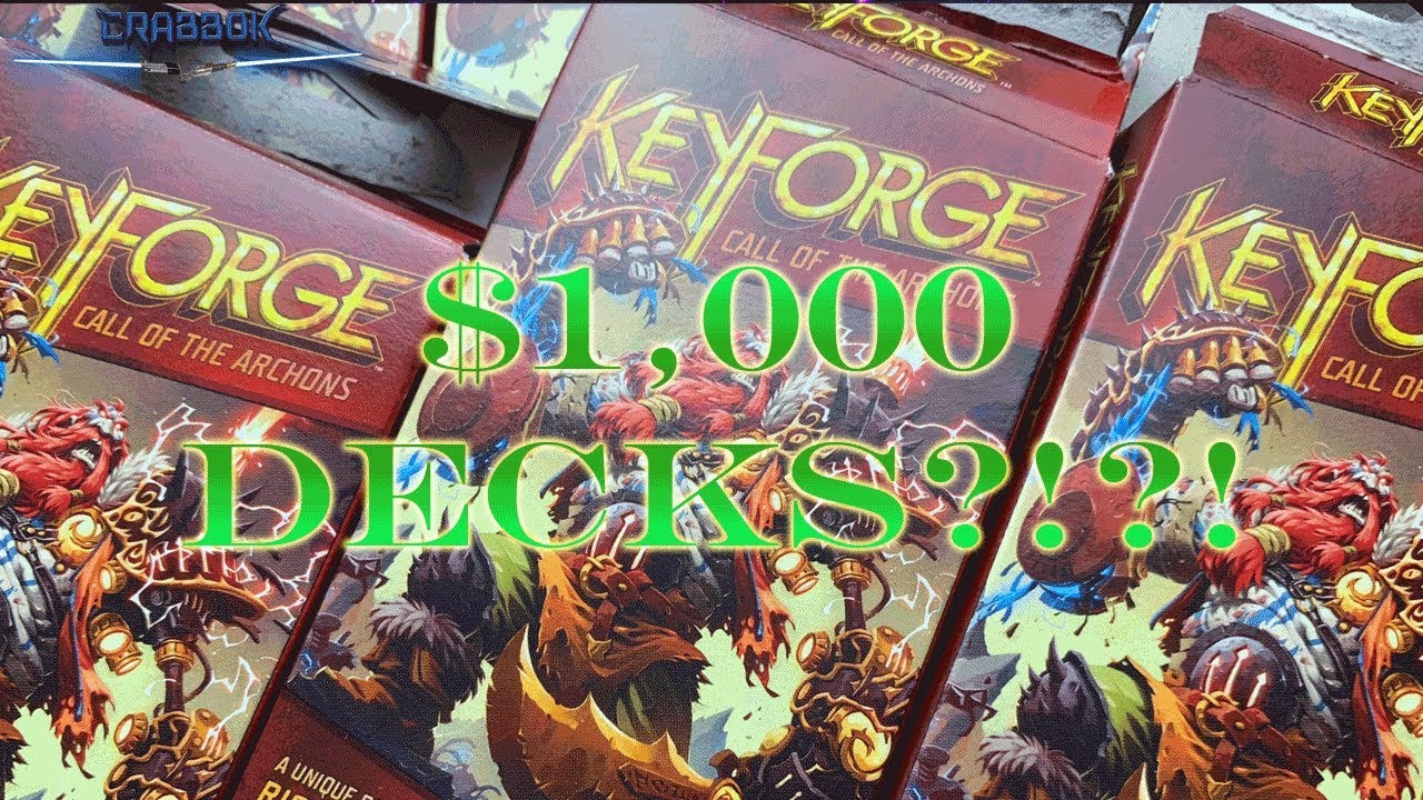 KeyForge   Madness!  Thousand Dollar Decks??