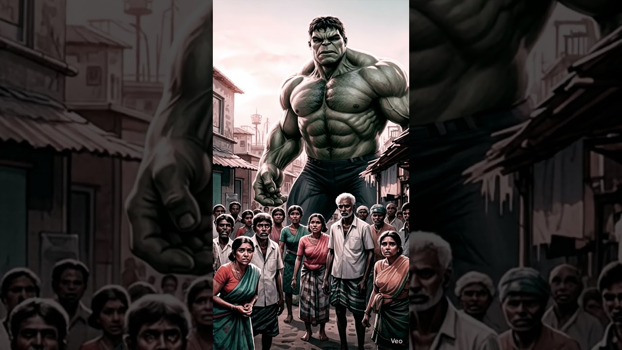 HULK vs MEGA STORM 🌪️ | One Silent Hero Saved Everyone | Cinematic AI Short
