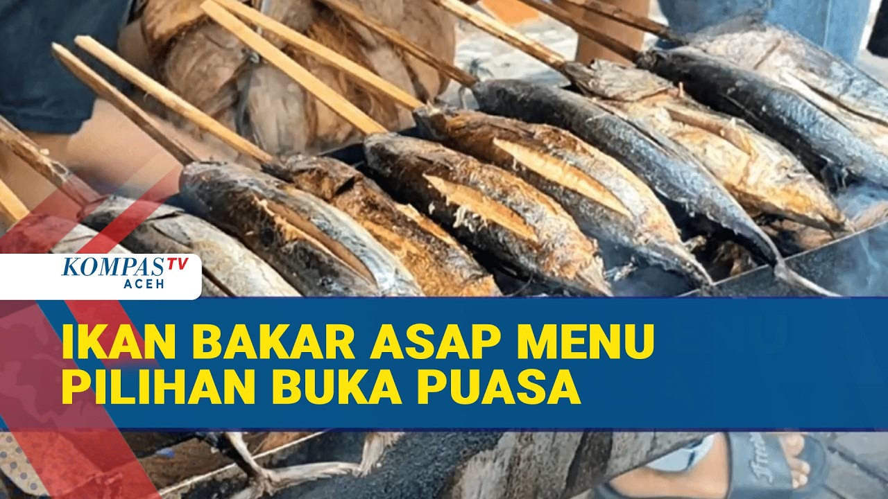 Penjual Kebanjiran Pesanan, Ikan Bakar Asap Favorit Saat Buka Puasa di Bali