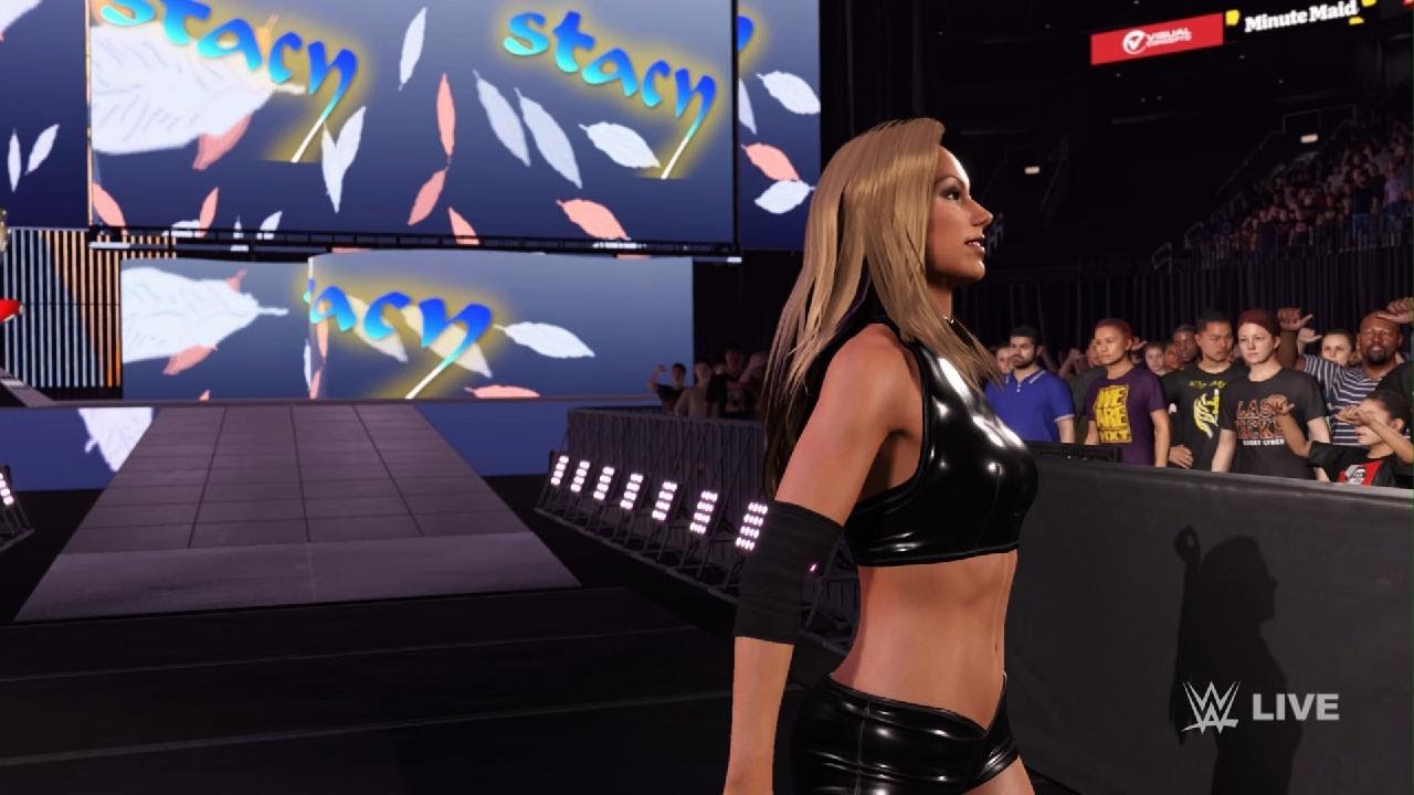 WWE 2K25 the PFC vs Stacy Kiebler, Stephanie McMahon, and Stephanie Vaquer