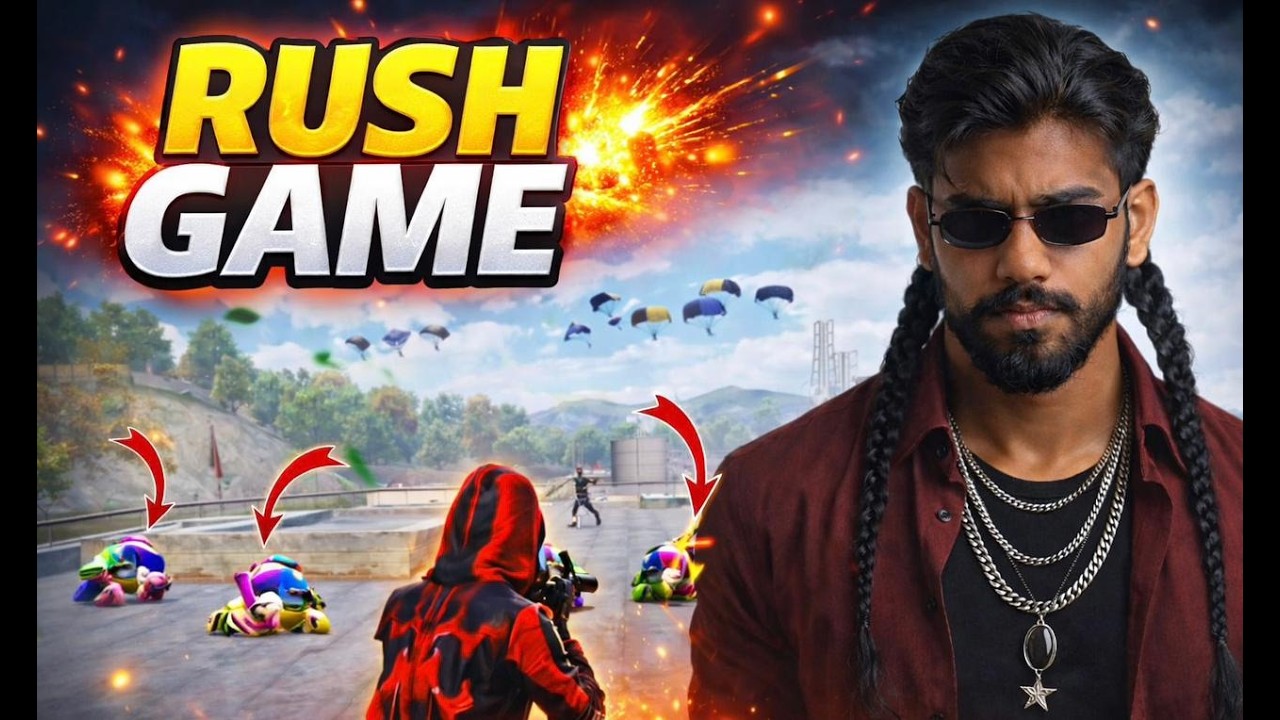 Rush game #bgmi #1v1 #shortsfeed