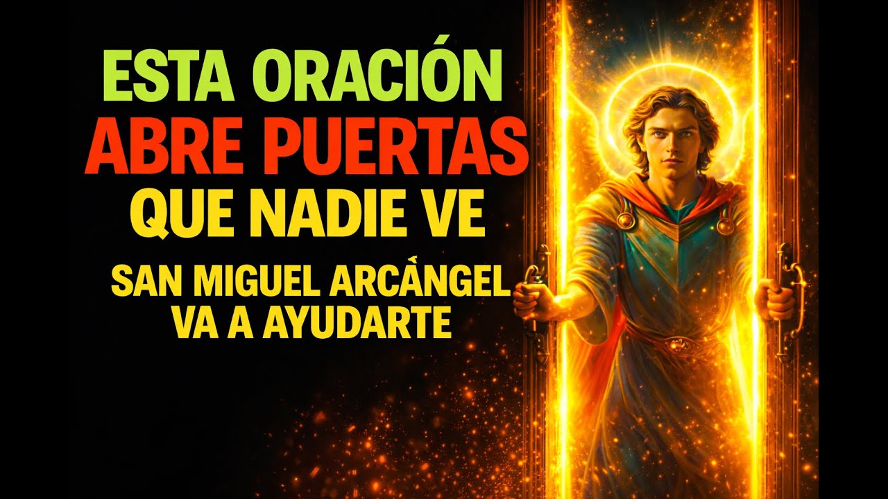 San Miguel Arcángel entra en batalla AHORA por tu mente cansada y tu corazón herido