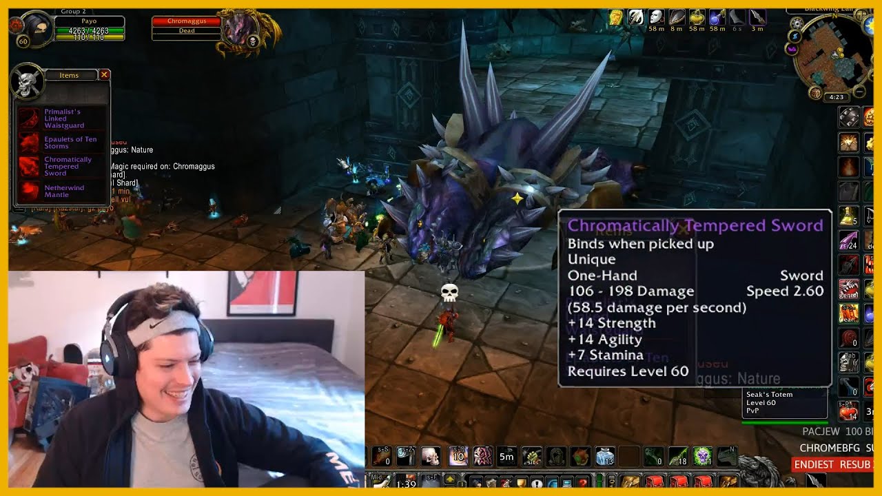 Payo - Chromatically Tempered Sword - WoW Classic Day 188