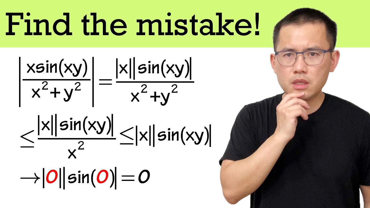 Find the mistake first, then do this correctly!