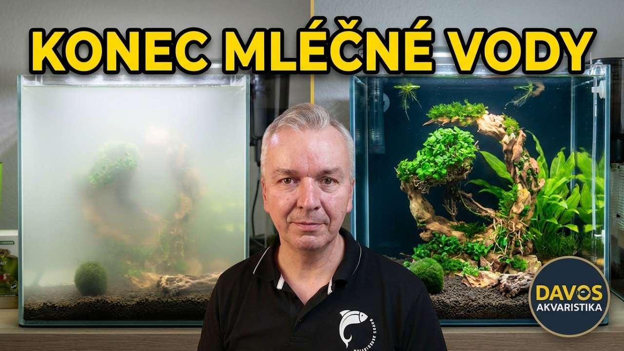 Jak se Zbavit NÁLEVNÍKA - Mléčná voda v akváriu