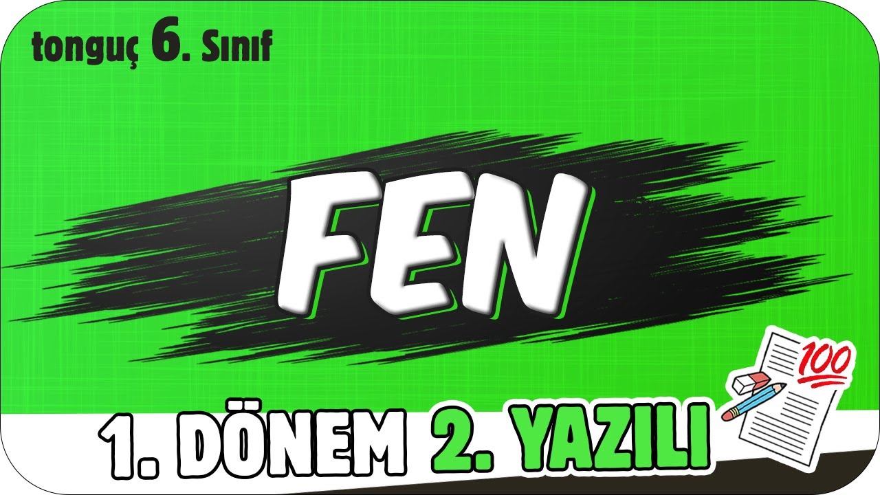 6.Sınıf Fen 1.Dönem 2.Yazılıya Hazırlık 📑 #2025