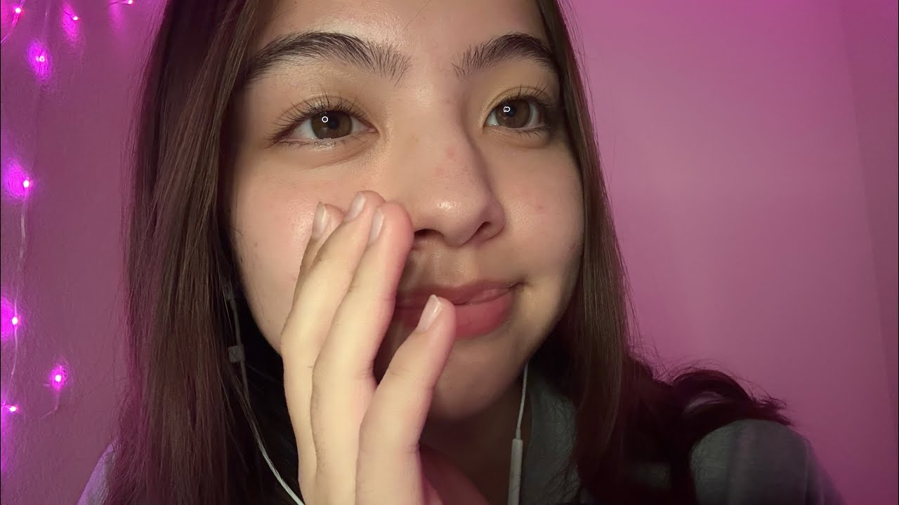 asmr - cupped whisper rambles & gum chewing