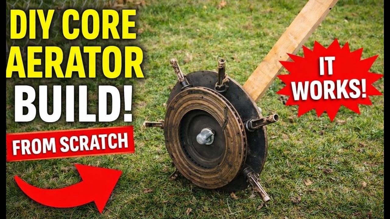 DIY Core Aerator – Built From Scratch (And It Actually Works!)
