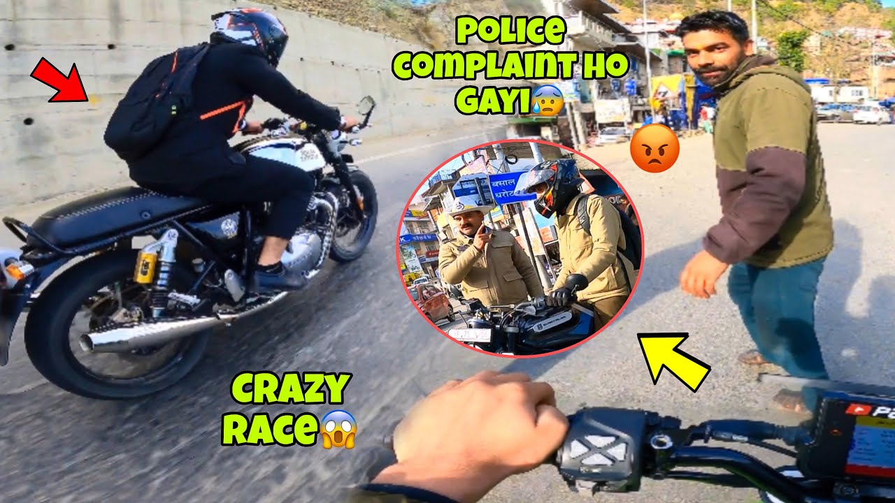 Ajj Toh GT 650 vs Duke390 ke beech race ho gyi🥵|| Police Neh Pkd Liya Firse😰 