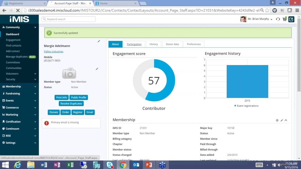 iMIS 20.2 Staff and Public Site Demonstrations