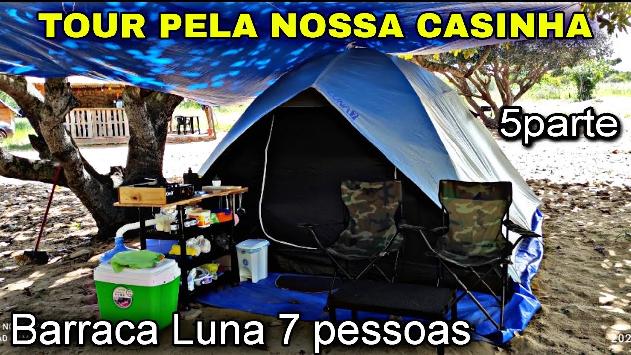 *TOUR PELA NOSSA CASINHA* MORANDO EM UMA BARRACA LUNA 7 PESSOAS.
