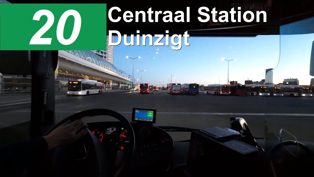 Busdriver´s POV | HTM lijn 20: Centraal Station - Duinzigt v.v. | HTM 1042 | 2024