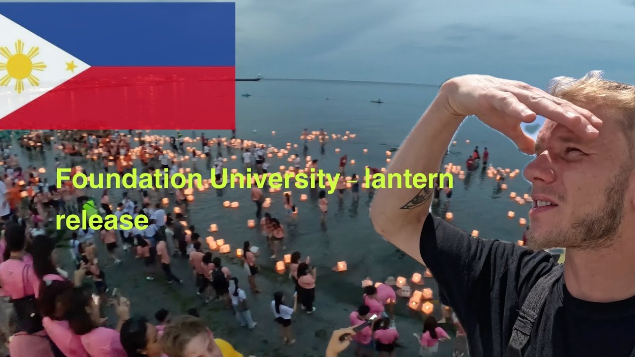 Foundation University lantern release￼ - Dumaguete city 
