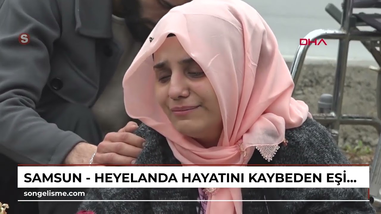 Samsun - Heyelanda hayatını kaybeden eşi ve 2 kızının kabirlerini ziyaret edip, gözyaşı döktü