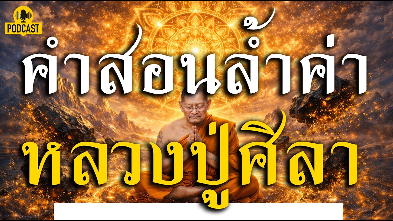 หยุดคิดมาก ฟุ้งซ่าน ด้วยคำสอนล้ำค่า หลวงปู่ศิลา สิริจันโท (ฟังแล้วใจสงบ)