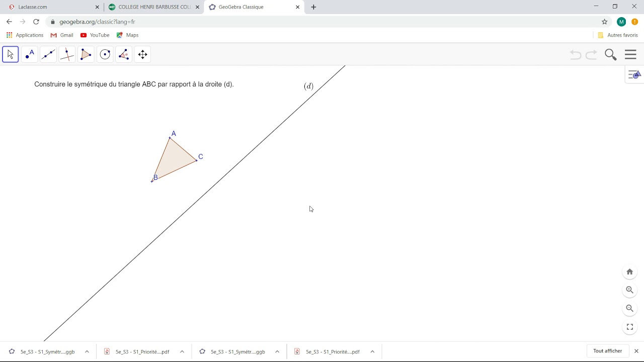 Tuto Geogebra