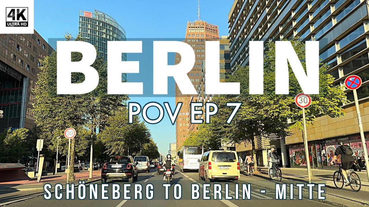 Berlin Drive Pov Ep. 7 | Berlin Schöneberg To Berlin Mitte 🚘 | 4K HDR