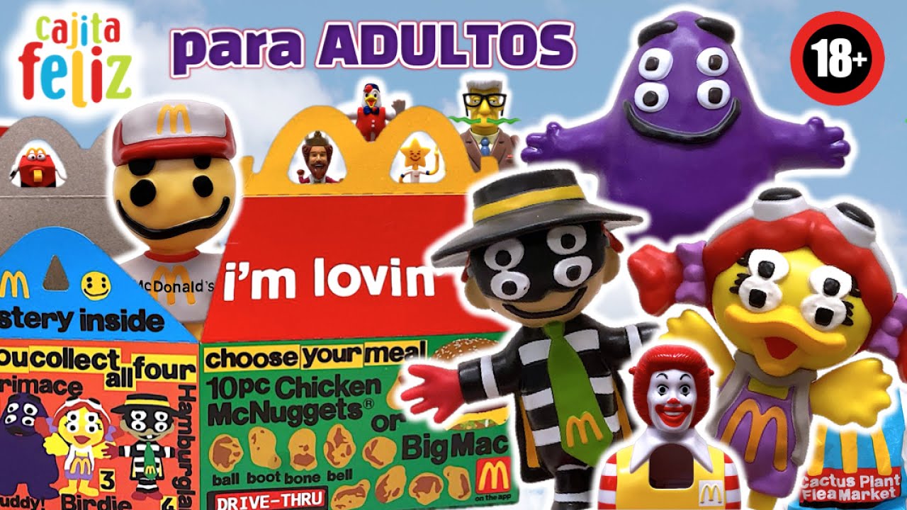 La Cajita Feliz para ADULTOS de McDonald´s | Colección Completa - Cactus Plant Flea 2022 - TOY SHOTS