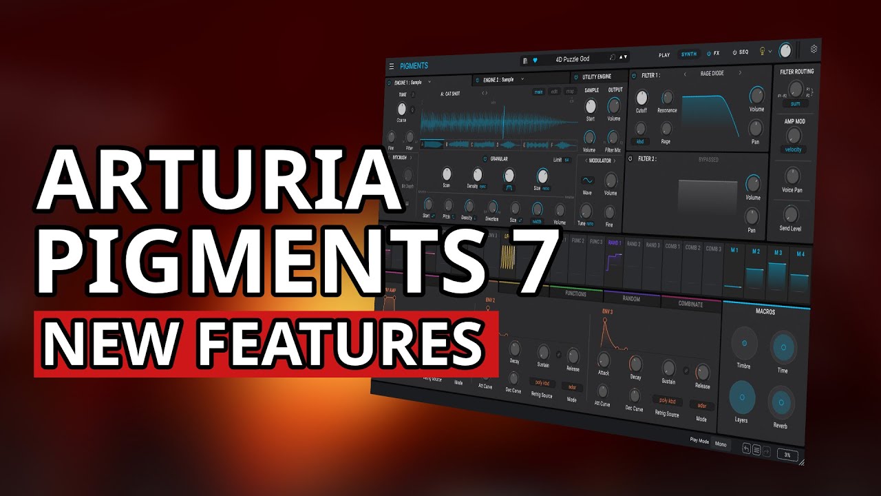 Обзор пигментов Arturia Pigments 7: Изучение новых характерных особенностей | Synth Anatomy