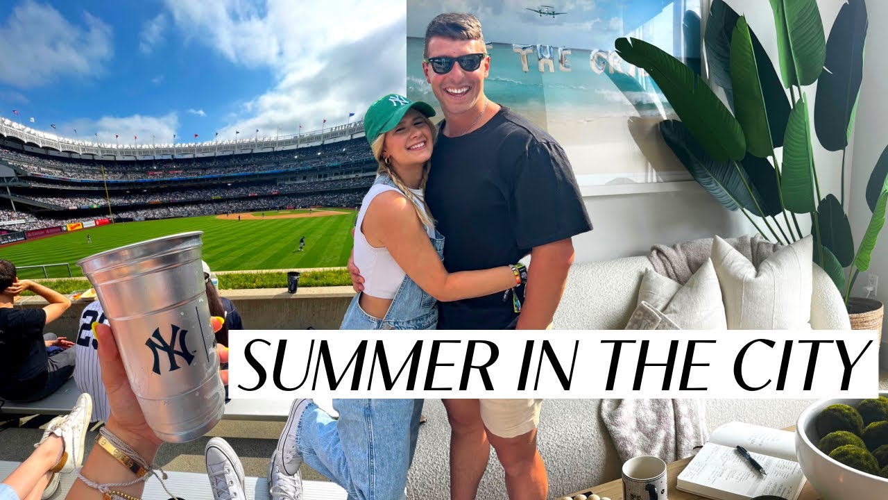 SUMMER IN THE CITY DAY 5: sunday cleaning, game night with friends, my 1st yankees game