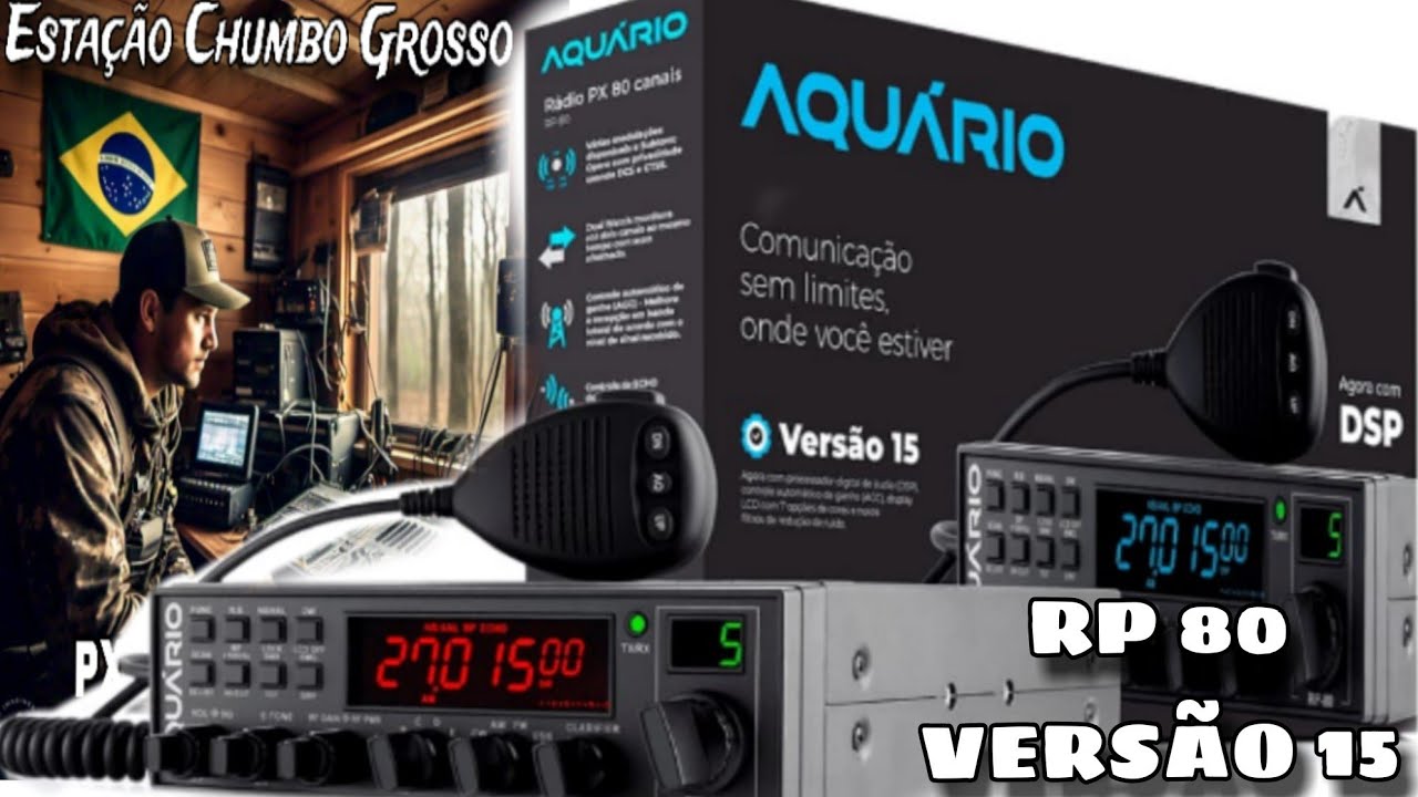 Comprei um Rádio Aquário RP 80 V.15 na Shopee