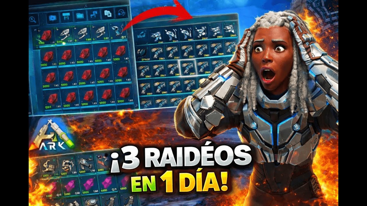 ARK-ASA- Raideamos a TODO el server y terminamos BANEADOS (ROGE ADMINABUSE)