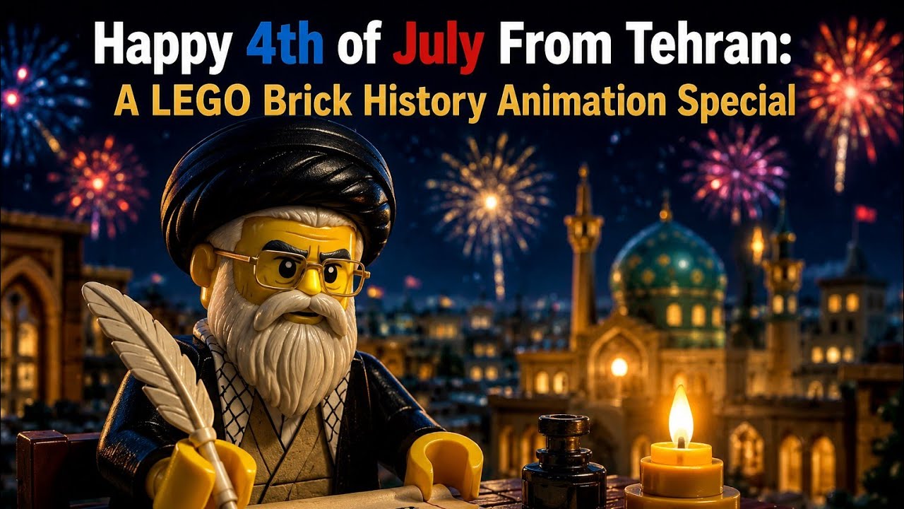 Happy 4th of July From Tehran: A LEGO Brick History Animation Special | LEGO BUILDER 