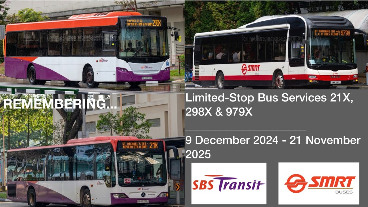 Remembering Limited-Stop Bus Services 21X, 298X & 979X Tribute