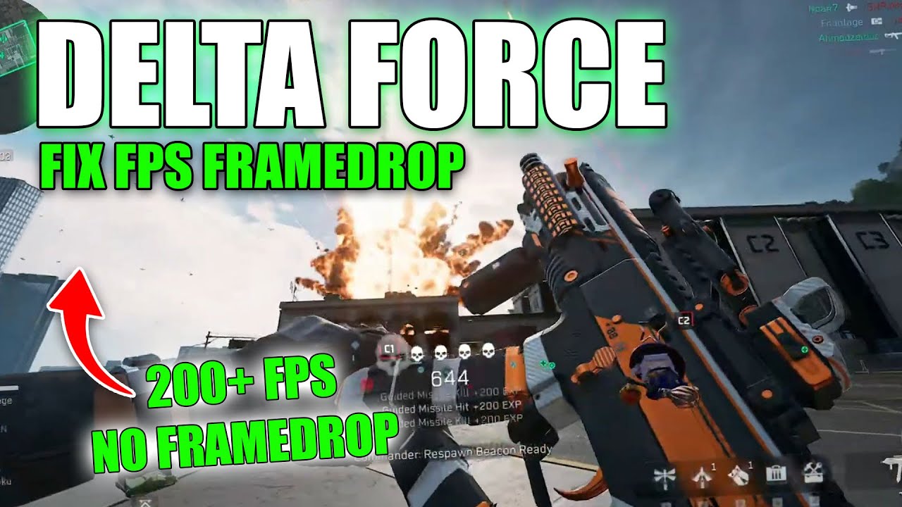 BARU! FIX FPS DROP DELTA FORCE Nvidia or AMD - NO FRAMEDROP STUTTERING! MORE FPS
