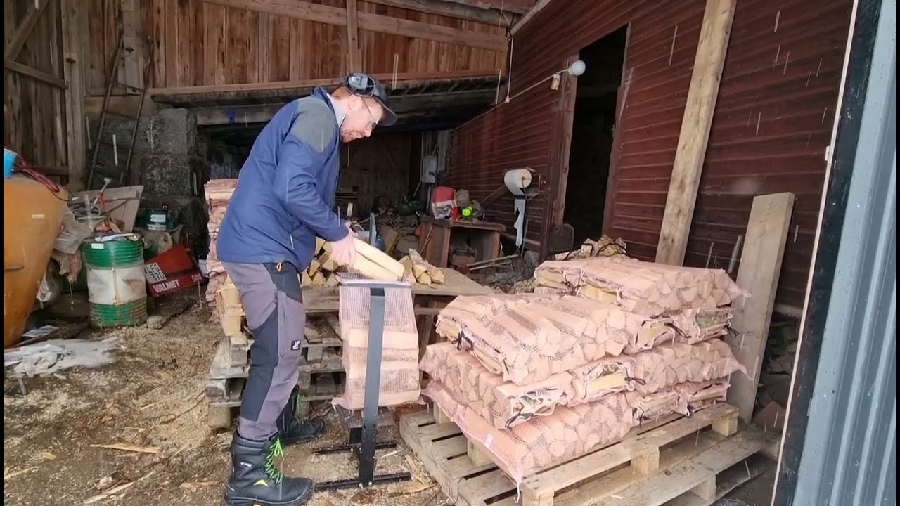 Packar 40l vedsäckar