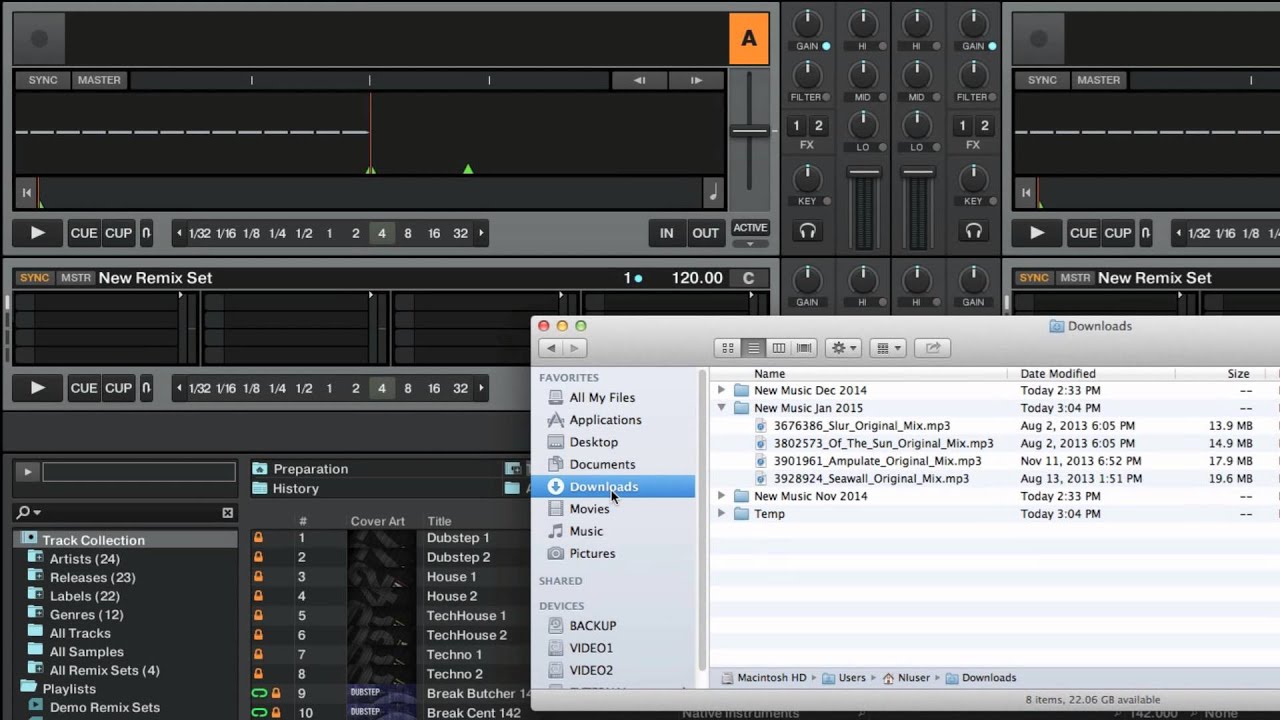 Cómo importar música en la colección de TRAKTOR