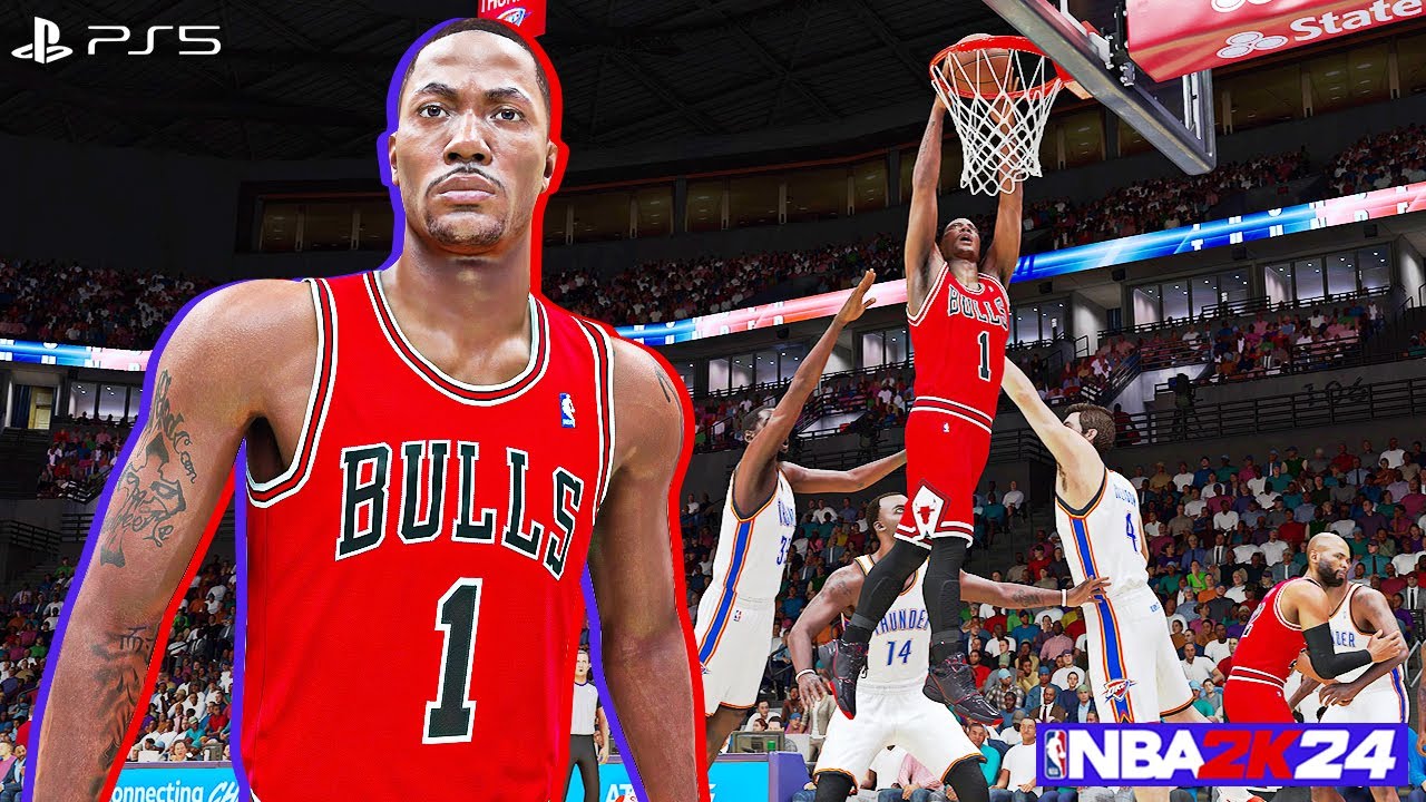 Derrick Rose Highlights vs Durant and Westbrook | NBA 2K24 Gameplay | PS5 Gameplay