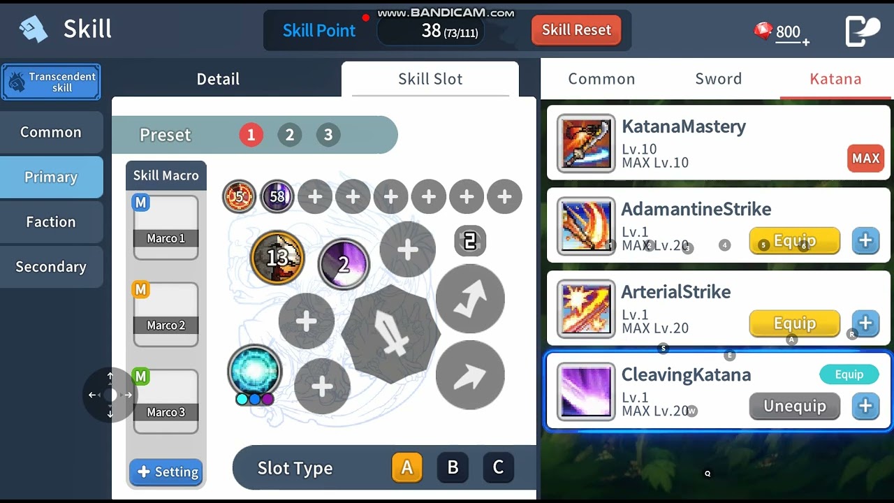 [GHOST SOUL M] Best build for Swordman Katana