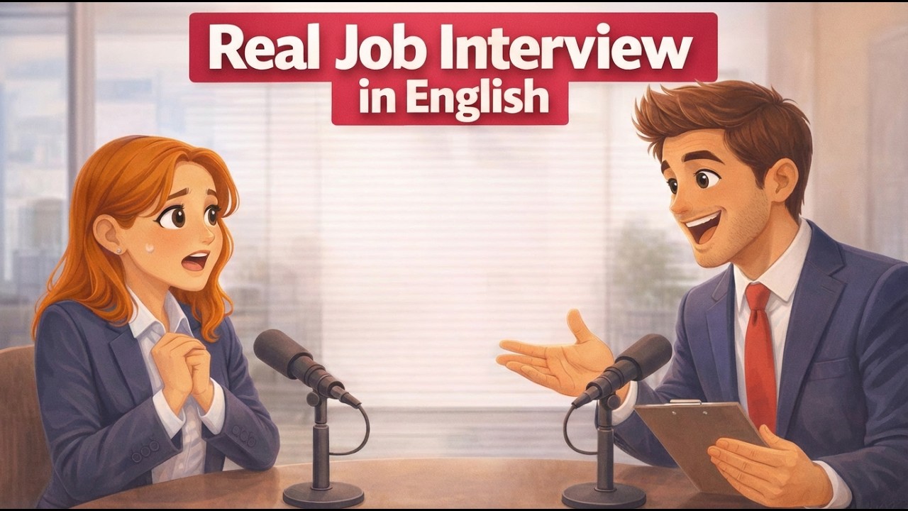 English Job Interview Questions and Answers | Realistic Practice for A2–B1