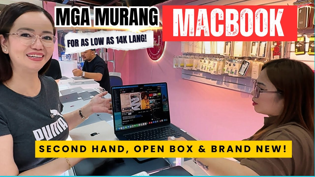 14k Lang, May MACBOOK ka na!Macbook Pro, Air, M1,M2. Pwede pang installment!