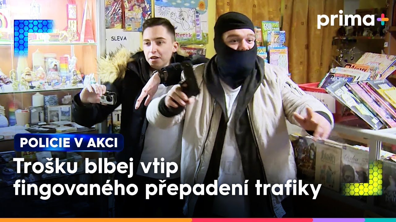 Násilné přepadení trafiky s pistolí v ruce | Policie v akci